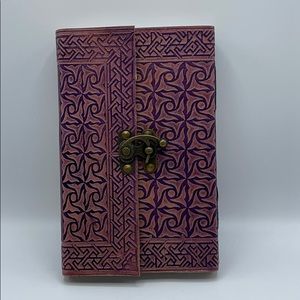 Handmade leather journal